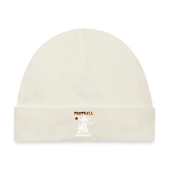 German Fußballspielerin Shirt: Faulspiel mit Folge - Baby Premium Organic Mütze - Naturweiß - Vorne