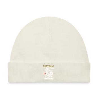 Kampfgeist gezeigt: Schweizer Frauenfußball Shirt - Baby Premium Organic Mütze - Naturweiß - Vorne