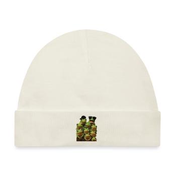 Frosch - Baby Premium Organic Mütze - Naturweiß - Vorne