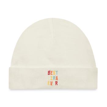 Best Ezra Ever Vorname Retro Text Geschenk - Baby Premium Organic Mütze - Naturweiß - Vorne