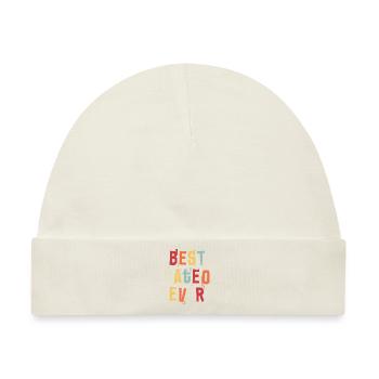 Best Mateo Ever Vorname Retro Text Geschenk - Baby Premium Organic Mütze - Naturweiß - Vorne