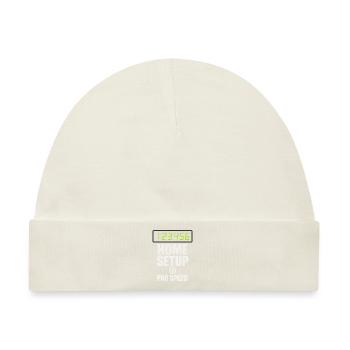 Sim Racing Simulator Cockpit Esports Racer - Baby Premium Organic Mütze - Naturweiß - Vorne