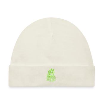 Vegan Punk Rebell Vegan Vegan Anarchist Vegan - Baby Premium Organic Mütze - Naturweiß - Vorne