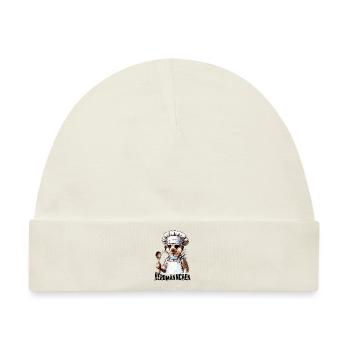 Herdmännchen Erdmännchen Koch Geschenk Lustig - Baby Premium Organic Mütze - Naturweiß - Vorne