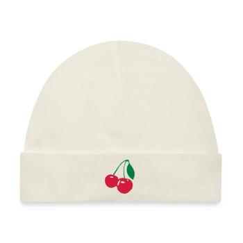 Kirschen Cherry - Baby Premium Organic Mütze - Naturweiß - Vorne