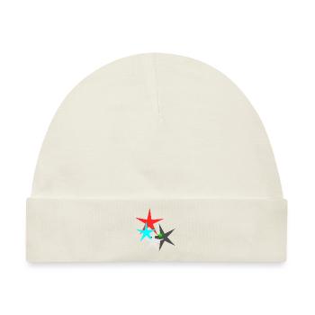 Star Star - Baby Premium Organic Mütze - Naturweiß - Vorne