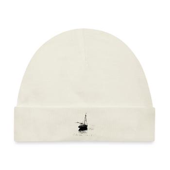 Boot - Baby Premium Organic Mütze - Naturweiß - Vorne