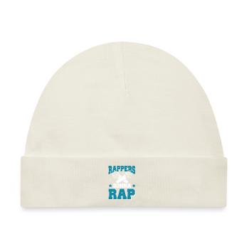 Rappers Rap - Baby Premium Organic Mütze - Naturweiß - Vorne