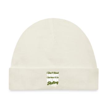 therapie inline skating - Baby Premium Organic Mütze - Naturweiß - Vorne