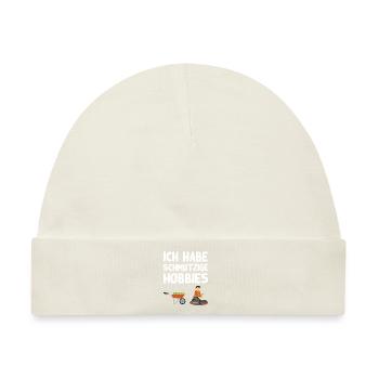 Schmutzige Hobbies Gartenarbeit Humor Gärtner - Baby Premium Organic Mütze - Naturweiß - Vorne