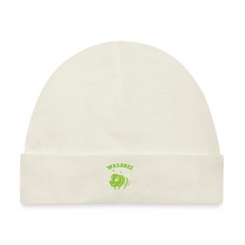 Wasabee Sushi-liebhaber Japan Japanisches Essen - Baby Premium Organic Mütze - Naturweiß - Vorne