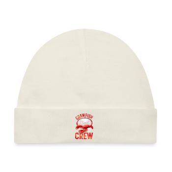 Krebskoch-Crew Lustige Krebse essen - Baby Premium Organic Mütze - Naturweiß - Vorne