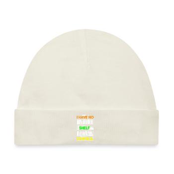 Bibliothekar, Ich Habe Keine Regalkontrolle - Baby Premium Organic Mütze - Naturweiß - Vorne
