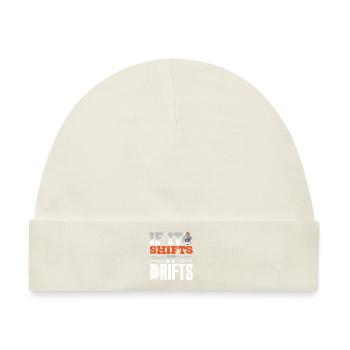 Driften, Autotyp, Autoliebhaber, Autotuning - Baby Premium Organic Mütze - Naturweiß - Vorne