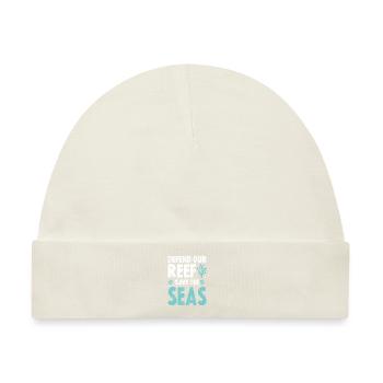 save the sea - Baby Premium Organic Mütze - Naturweiß - Vorne