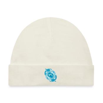 Tochter von Poseidon - Baby Premium Organic Mütze - Naturweiß - Vorne