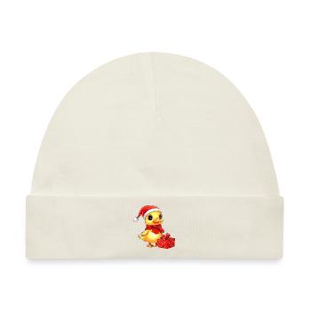 Entchen Christmas - Baby Premium Organic Mütze - Naturweiß - Vorne