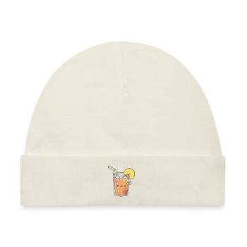 Kawaii Eis-Zitronentee - Baby Premium Organic Mütze - Naturweiß - Vorne