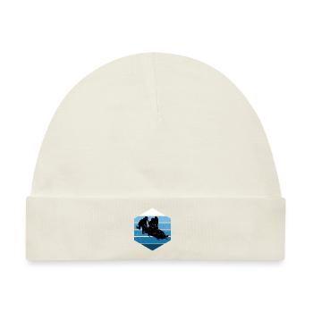 Bobsport Damen Herren Bob Bobbahn Bob fahren - Baby Premium Organic Mütze - Naturweiß - Vorne
