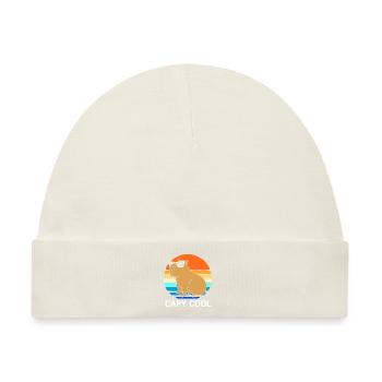 Capibara Capybara - Baby Premium Organic Mütze - Naturweiß - Vorne