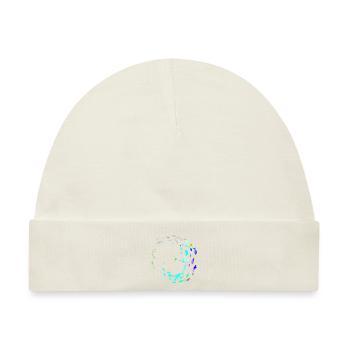fischschwarm,fische,malerei,graffiti,bunte Farben - Baby Premium Organic Mütze - Naturweiß - Vorne