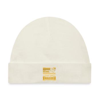 Mädchenname Malou - Baby Premium Organic Mütze - Naturweiß - Vorne