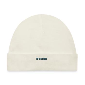 Design - Baby Premium Organic Mütze - Naturweiß - Vorne