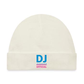 dj official - Baby Premium Organic Mütze - Naturweiß - Vorne