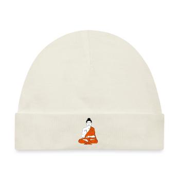 buddha - Baby Premium Organic Mütze - Naturweiß - Vorne