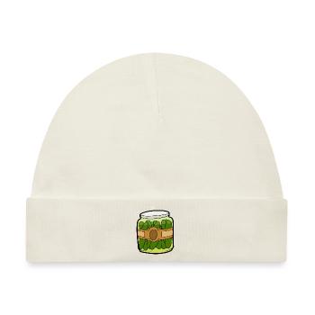 Gurken - Baby Premium Organic Mütze - Naturweiß - Vorne