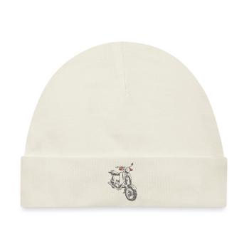 Simson SR50 SR80 - Baby Premium Organic Mütze - Naturweiß - Vorne