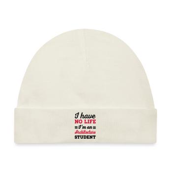 Architektur - Baby Premium Organic Mütze - Naturweiß - Vorne