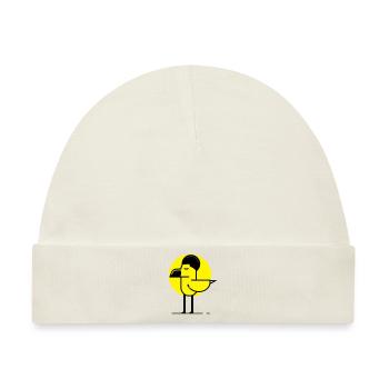 Afro Flamingo - Baby Premium Organic Mütze - Naturweiß - Vorne