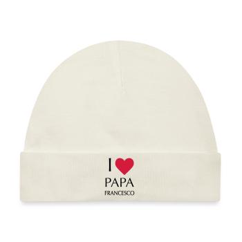 ICH LIEBE DAD FRANCESCO - Baby Premium Organic Mütze - Naturweiß - Vorne