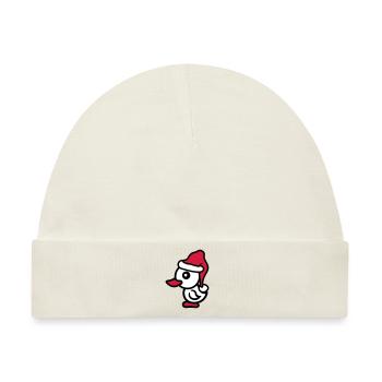 weihnachten nikolaus weihnachtsmann winter geschen - Baby Premium Organic Mütze - Naturweiß - Vorne