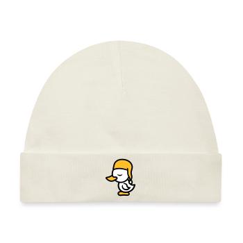 muetze muede bett schlafen schlafmuetze abend erho - Baby Premium Organic Mütze - Naturweiß - Vorne