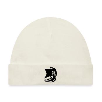 viking-ship - Baby Premium Organic Mütze - Naturweiß - Vorne