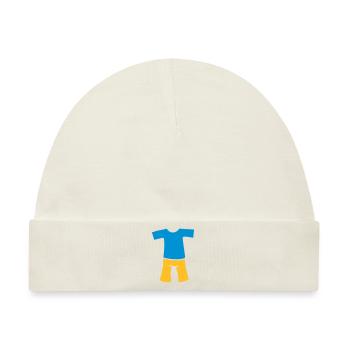 kleidung heiss t shirt oberteil kleidung hose anzi - Baby Premium Organic Mütze - Naturweiß - Vorne