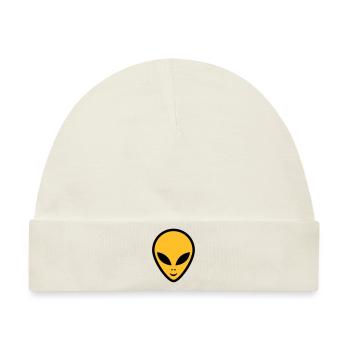 alien - Baby Premium Organic Mütze - Naturweiß - Vorne