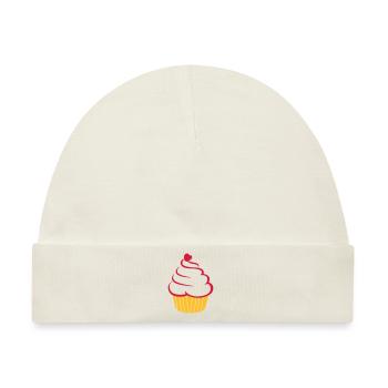 cupcake - Baby Premium Organic Mütze - Naturweiß - Vorne