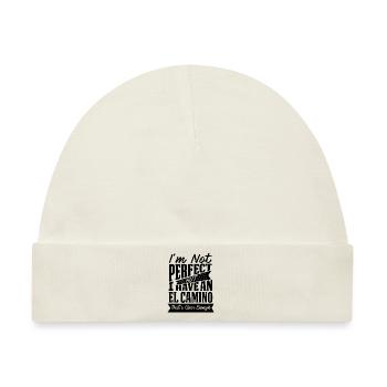 PERFEKT MIT EL CAMINO B - Baby Premium Organic Mütze - Naturweiß - Vorne