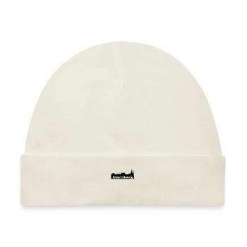 Braunschweig + Skyline - Baby Premium Organic Mütze - Naturweiß - Vorne