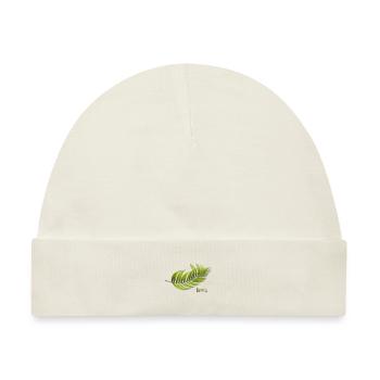 Palms Palme Palmen Shirt - Baby Premium Organic Mütze - Naturweiß - Vorne