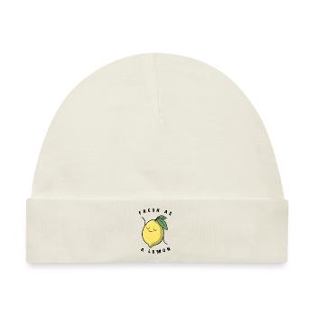 fresh as a lemon - Baby Premium Organic Mütze - Naturweiß - Vorne