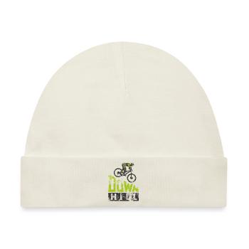 Mountainbike Downhill heizen MTB Fahrer Geschenk - Baby Premium Organic Mütze - Naturweiß - Vorne
