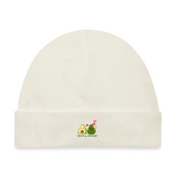 Ich habe meine andere Hälfte gefunden! Original Design - Baby Premium Organic Mütze - Naturweiß - Vorne