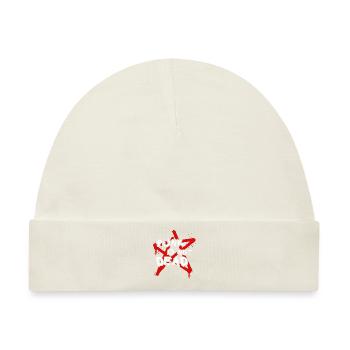 Punk Skinhead Rebellion Oi Geschenkidee Anarchist - Baby Premium Organic Mütze - Naturweiß - Vorne