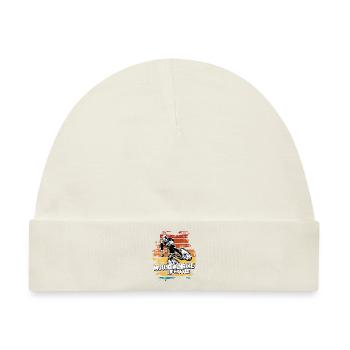 Mountain Biker / MTB Downhill Fahrrad geschenk - Baby Premium Organic Mütze - Naturweiß - Vorne