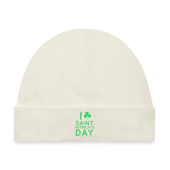 St Patricks Day, St Patricks Day, St Patricks Day - Baby Premium Organic Mütze - Naturweiß - Vorne