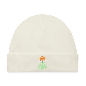 UFO - Baby Premium Organic Mütze - Naturweiß - Vorne
